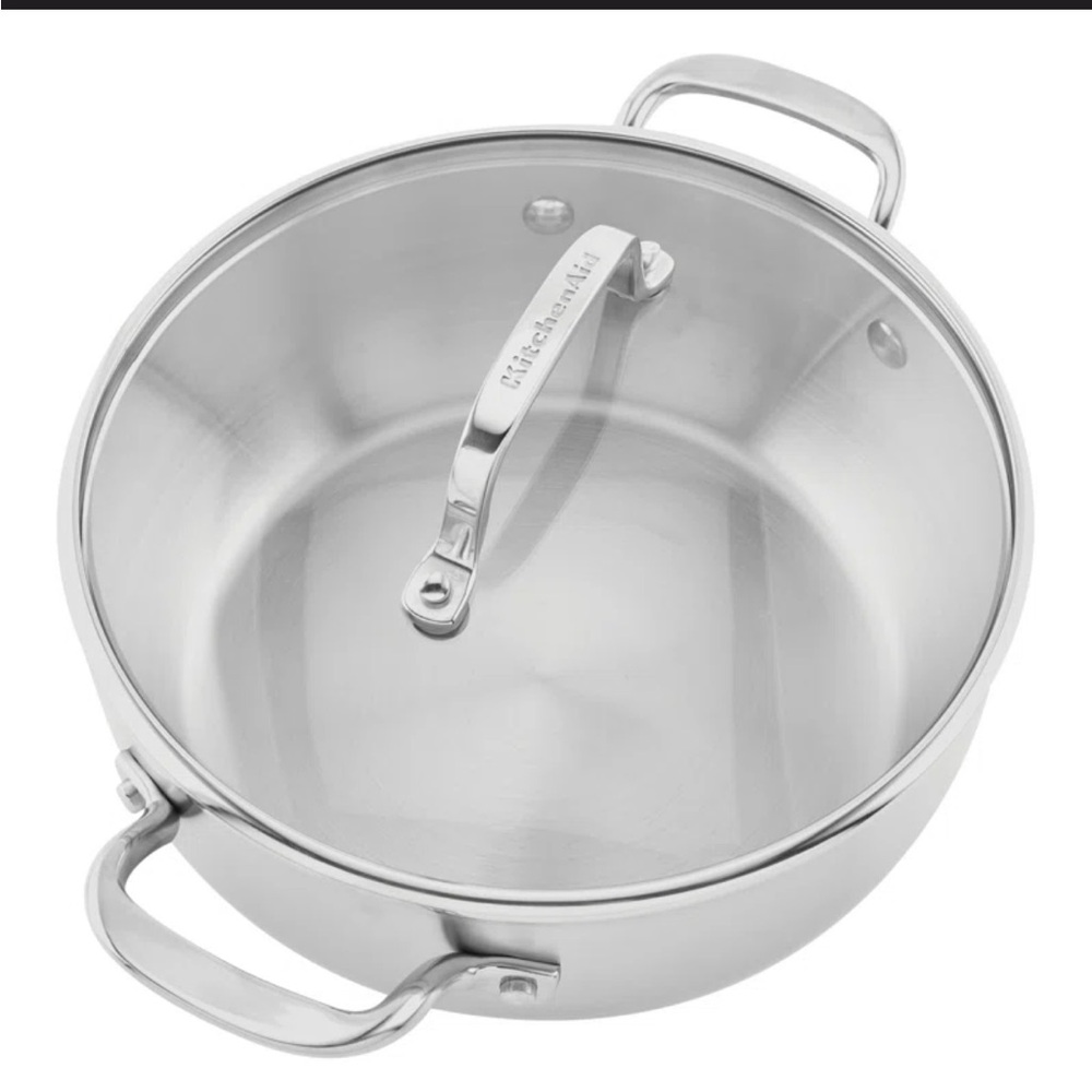 KitchenAid Silver Stainless Steel Pan